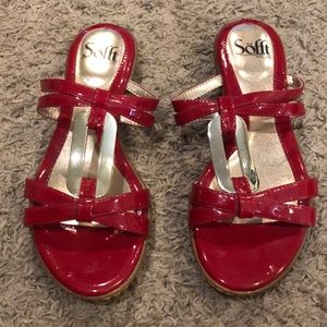 Sofft size 7 red sandals! Very cute for summer!